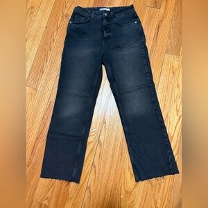 Zara Women’s Dark Blue Straight Jeans